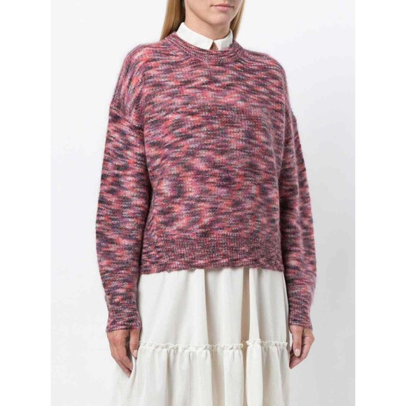 IRO Melange Sweater knitted Pink Mohair Sz XS Women NEW NWT 230 - Picture 1 of 7